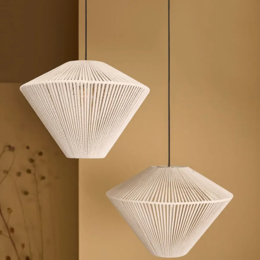 Light & Living Hanglamp Felida Crème - E27 - Ø 42 cm