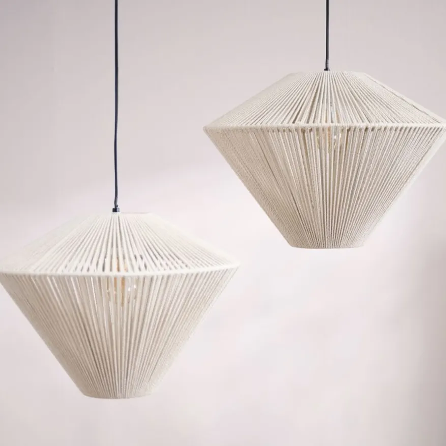 Light & Living Hanglamp Felida Crème - E27 - Ø 53 cm