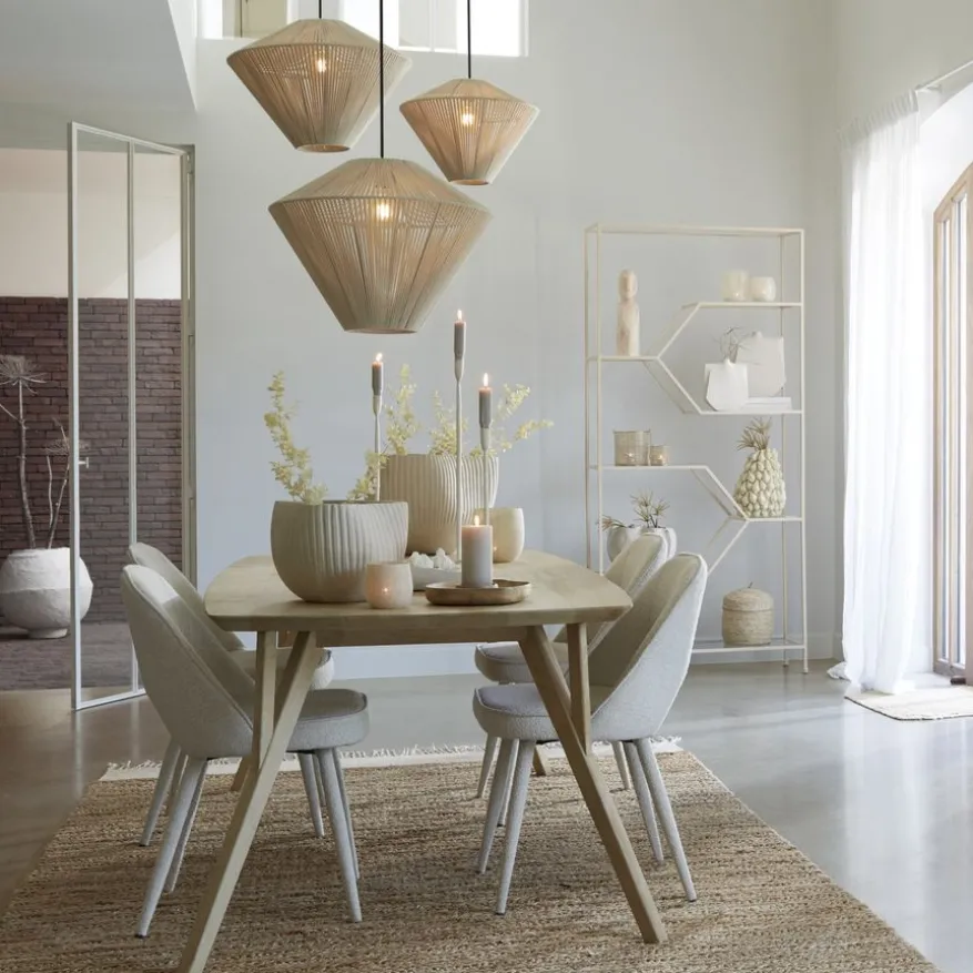 Light & Living Hanglamp Felida Crème - E27 - Ø 53 cm