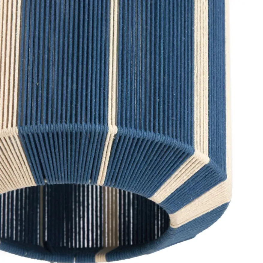 Light & Living Hanglamp Kozana Blauw - E27 - Ø 36 cm