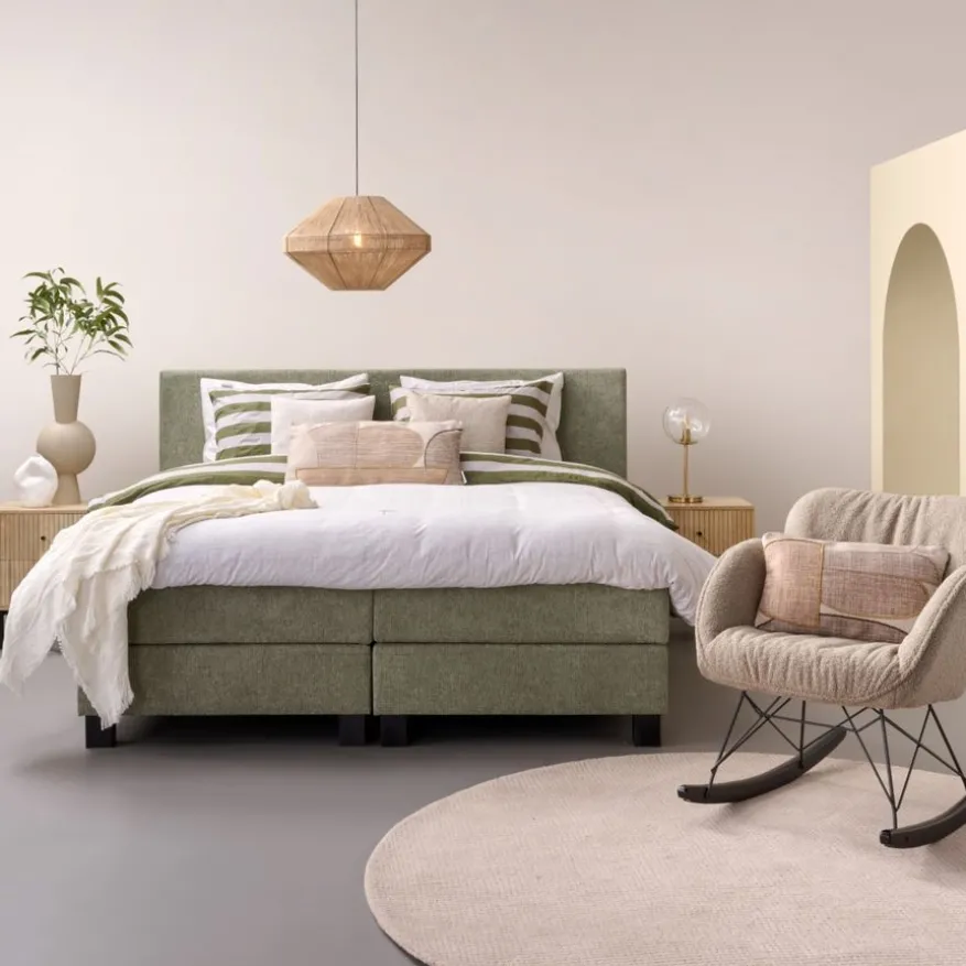 Light & Living Hanglamp Mallow Naturel - E27 - Ø 50 cm