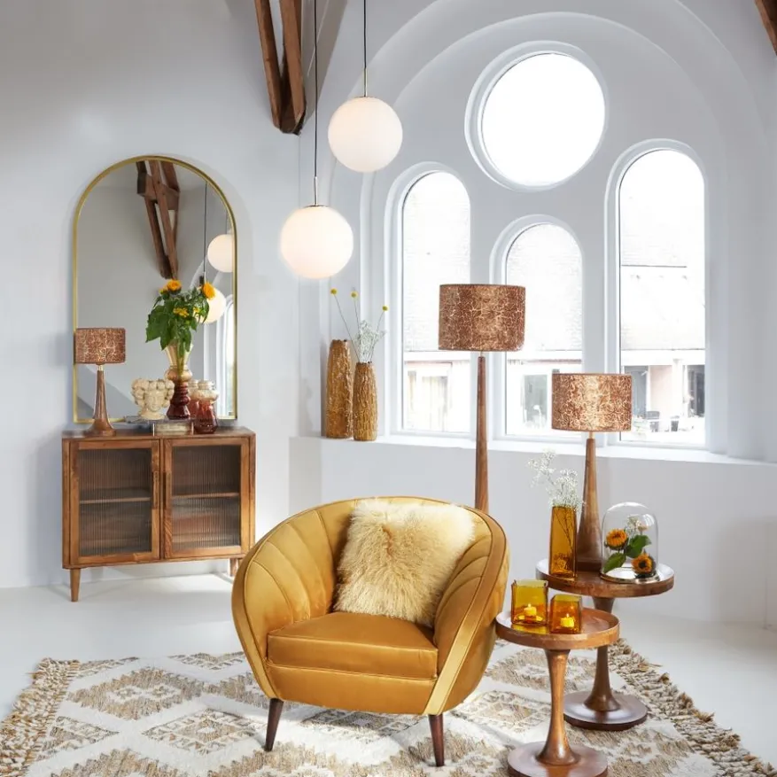 Light & Living Hanglamp Medina Wit - E27 - Ø 30 cm