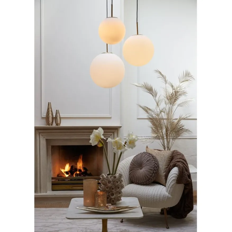 Light & Living Hanglamp Medina Wit - E27 - Ø 30 cm