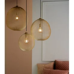 Light & Living Hanglamp Moroc Goud - E27 - Ø 30 cm