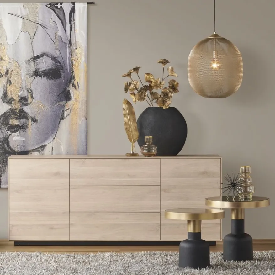 Light & Living Hanglamp Moroc Goud - E27 - Ø 40 cm