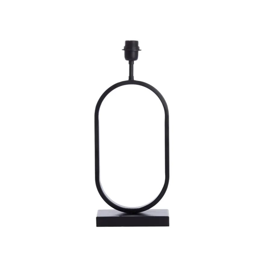 Light & Living Lampenvoet Jamiri Zwart - E27 - 45 cm hoog