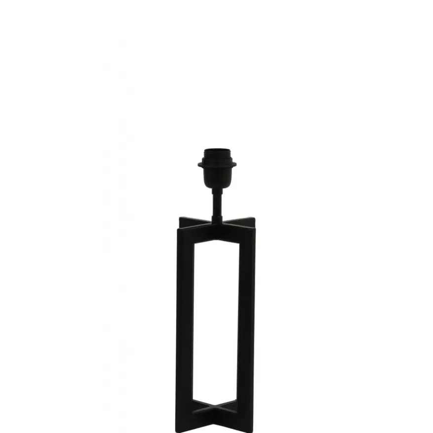 Light & Living Lampenvoet Mace Zwart - E27 - 35 cm hoog
