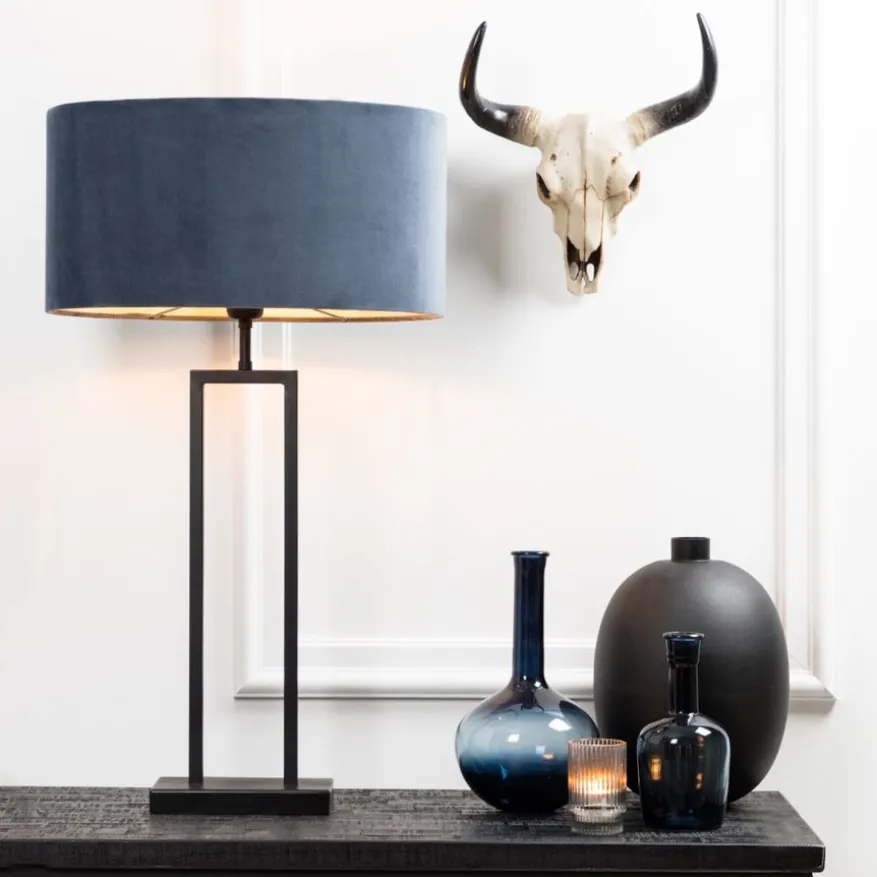 Light & Living Lampenvoet Shiva Zwart - E27 - 55 cm hoog