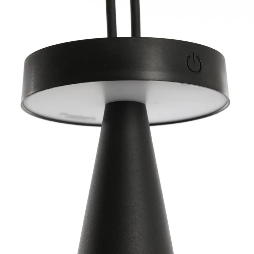 Light & Living Tafellamp Ankenta Zwart - LED - 29 cm hoog