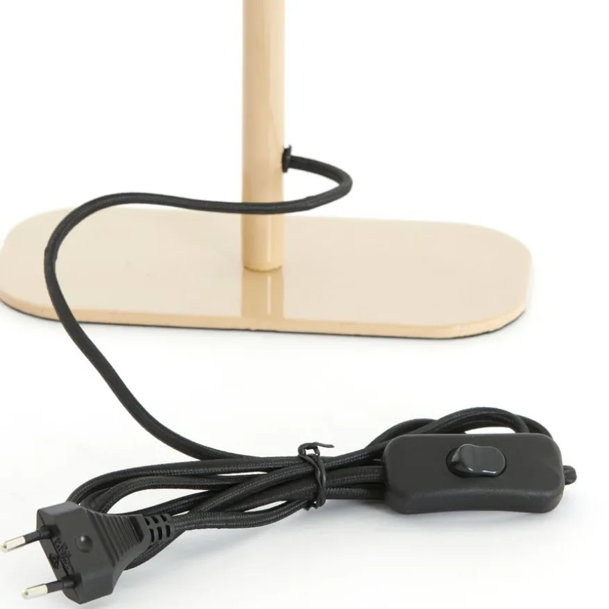 Light & Living Tafellamp Elenie Zand - E27 - 36 cm hoog