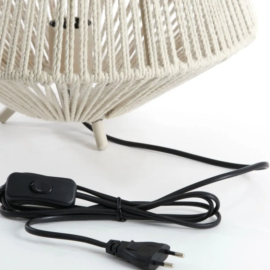 Light & Living Tafellamp Felida Crème - E27 - 40 cm hoog