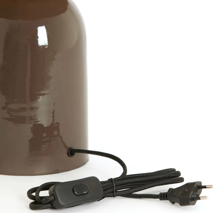 Light & Living Tafellamp Todd Bruin - E27 - 37 cm hoog