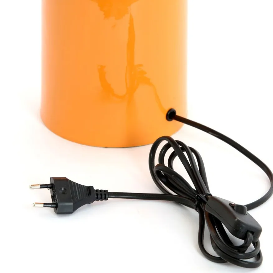 Light & Living Tafellamp Tolima Oranje - E27 - 48 cm hoog