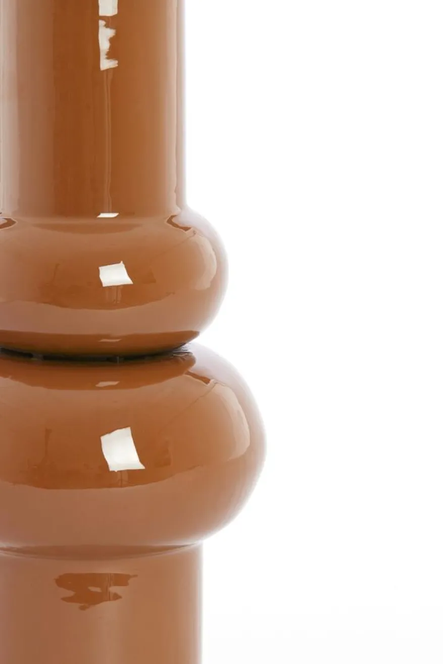 Light & Living Vaas Irissa Caramel - 36 cm hoog