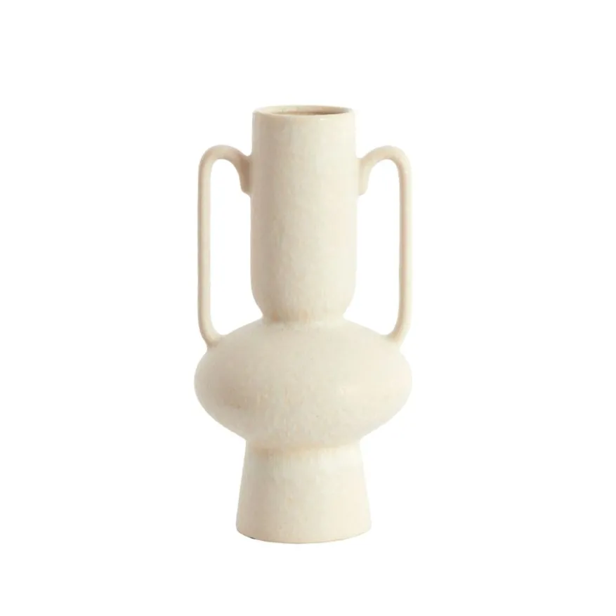 Light & Living Vaas Otaru Crème - 33 cm hoog