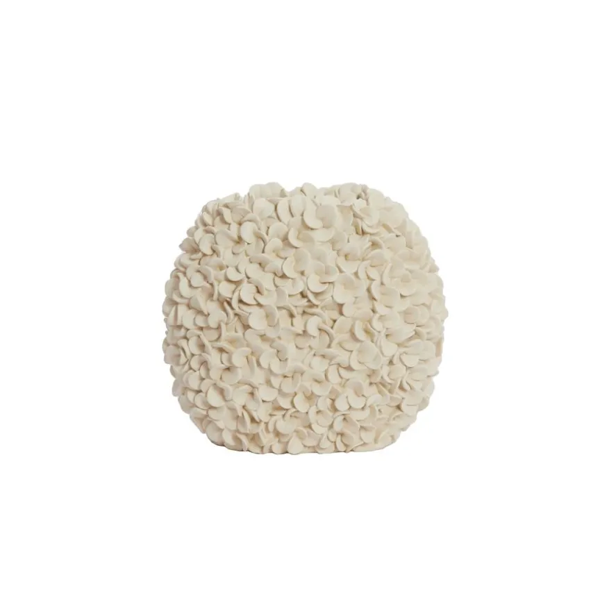 Light & Living Vaas Phylia Crème - 28 cm hoog