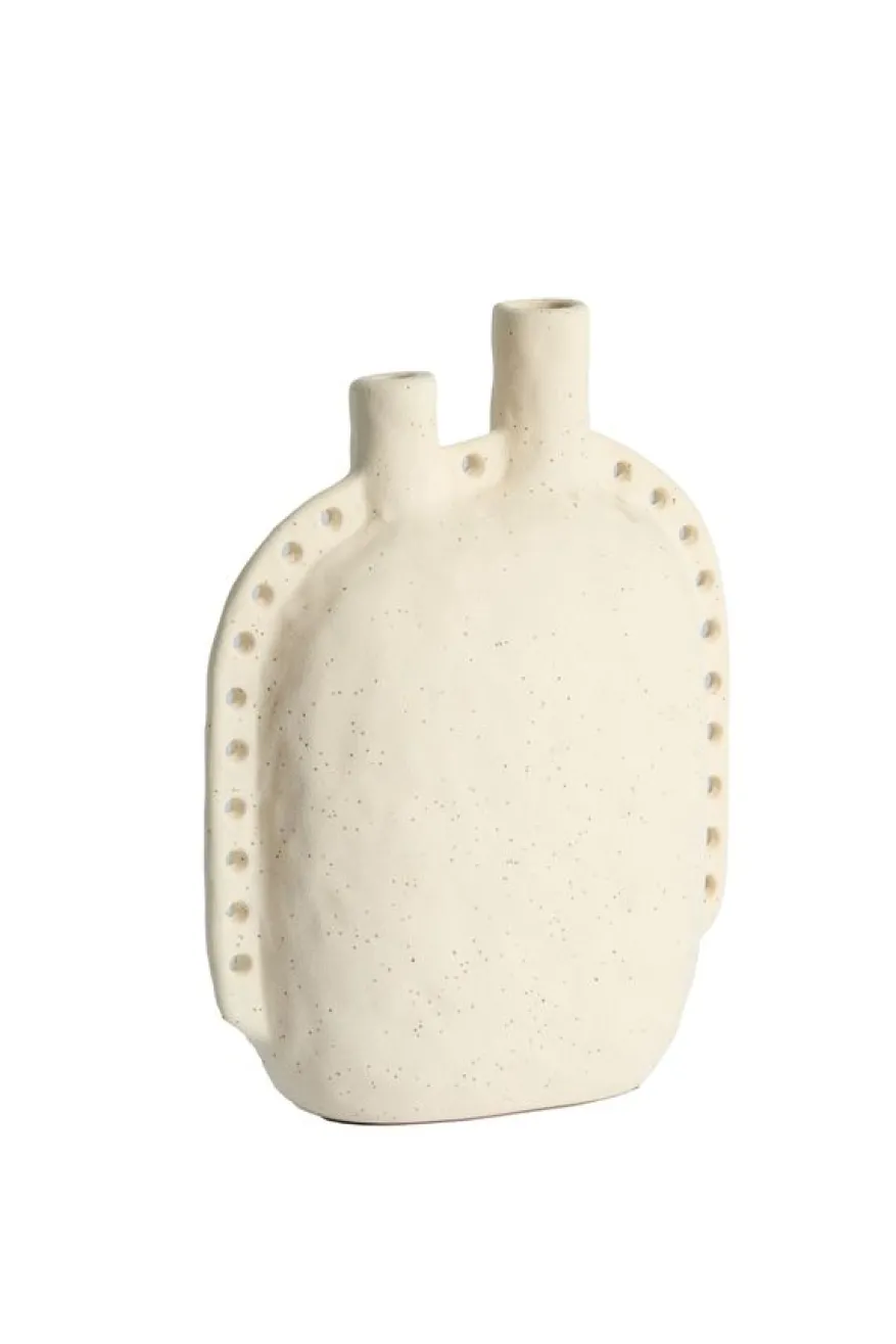 Light & Living Vaas Varazza Beige - 29 cm hoog