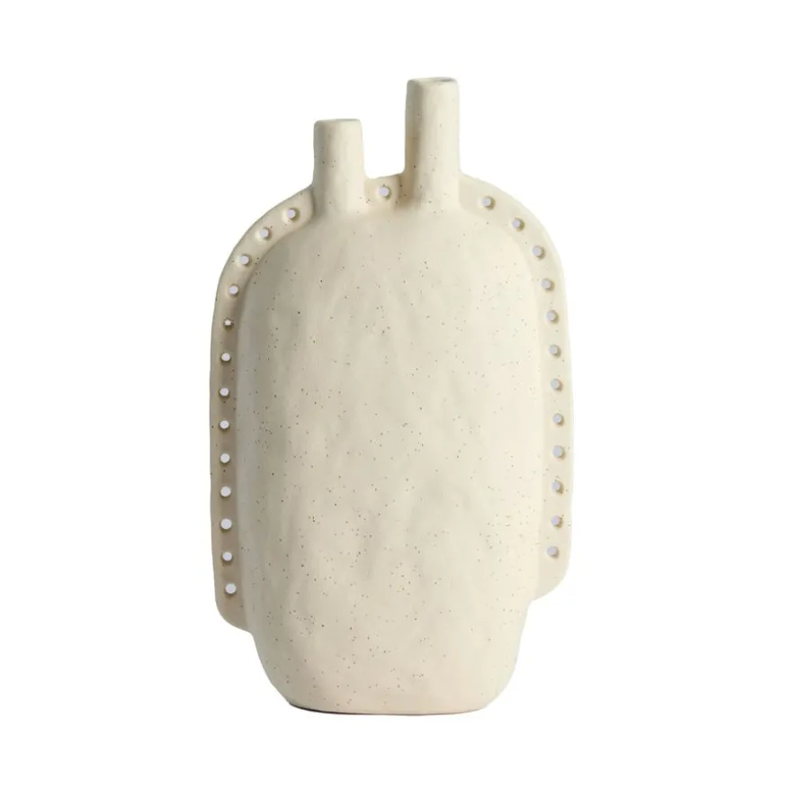 Light & Living Vaas Varazza Beige - 38 cm hoog