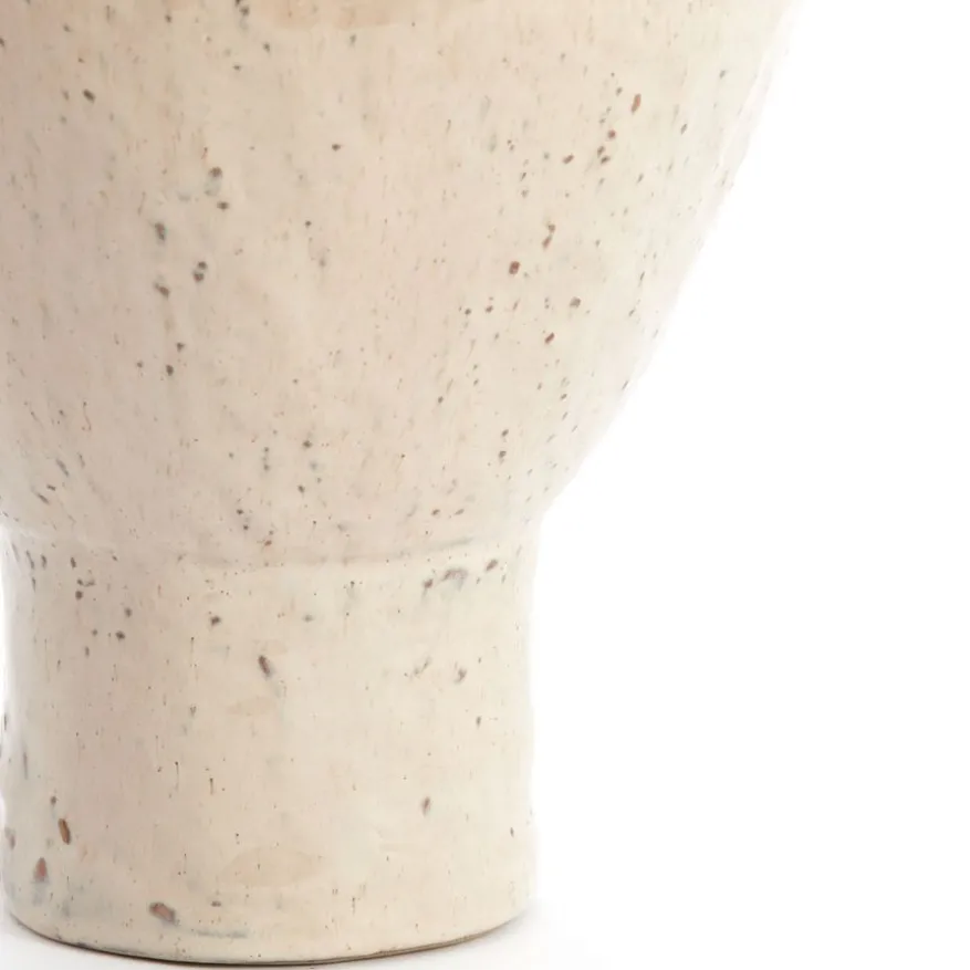 Light & Living Vaas Vasora Beige - 33 cm hoog
