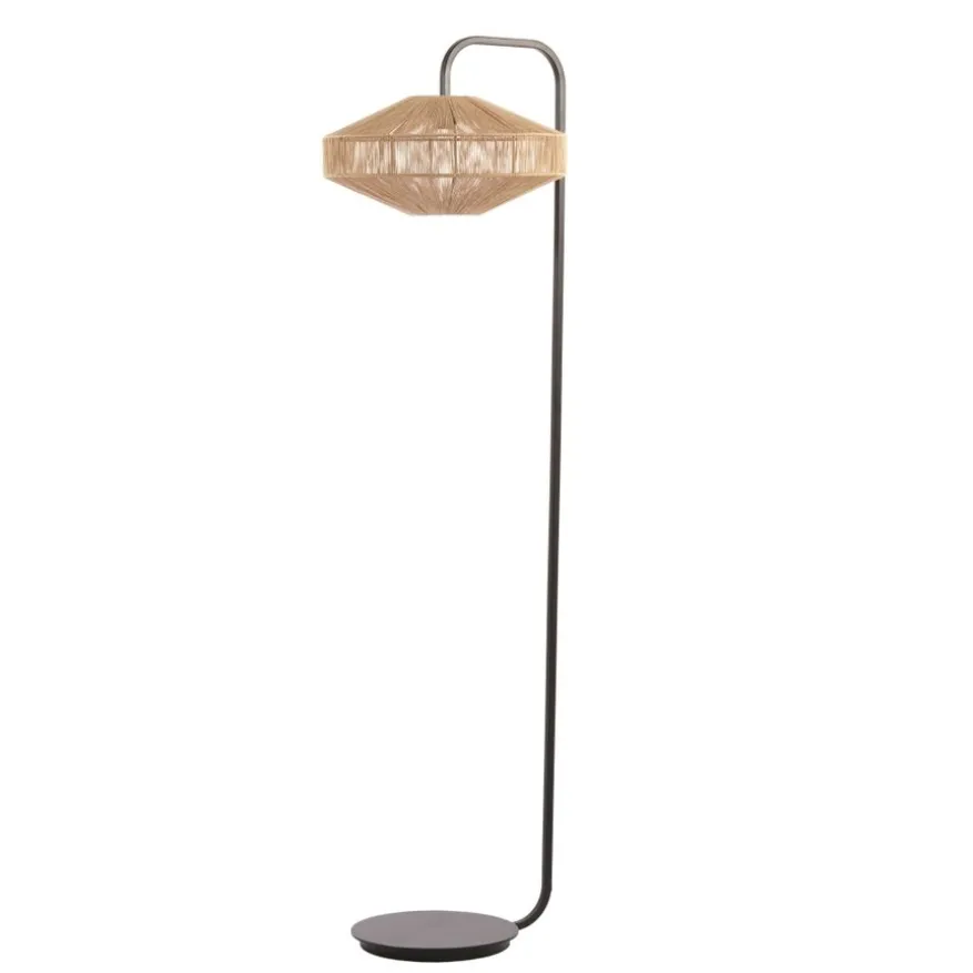 Light & Living Vloerlamp Lyra Naturel - E27 - 164 cm hoog