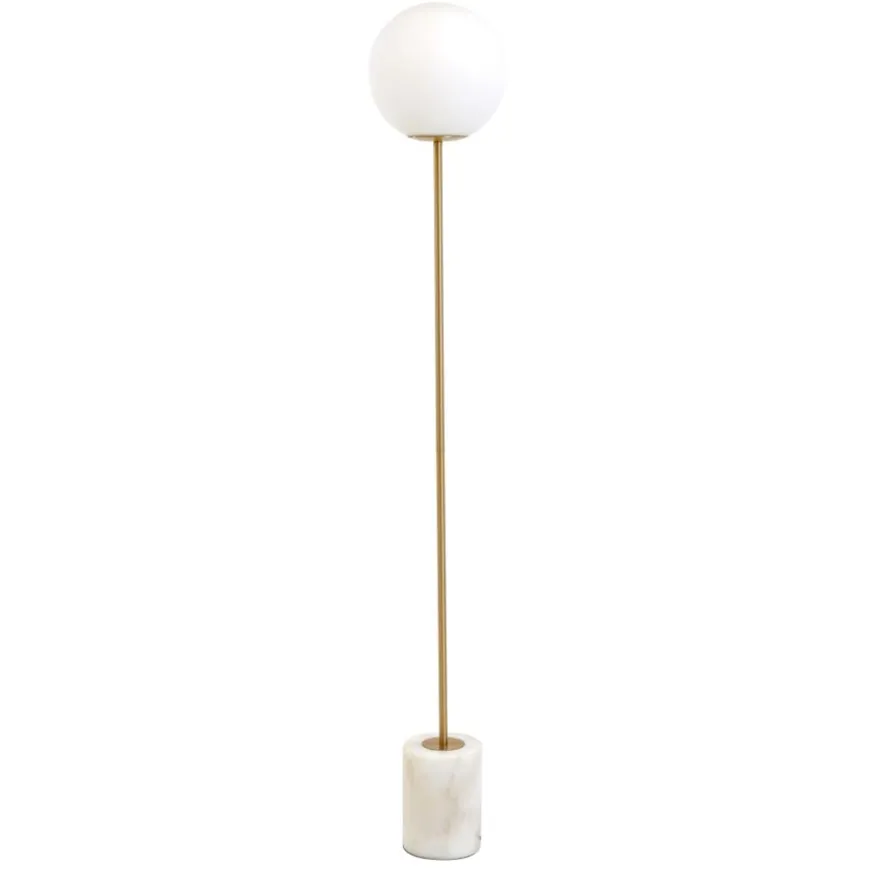 Light & Living Vloerlamp Medina Wit - E27 - 156 cm hoog