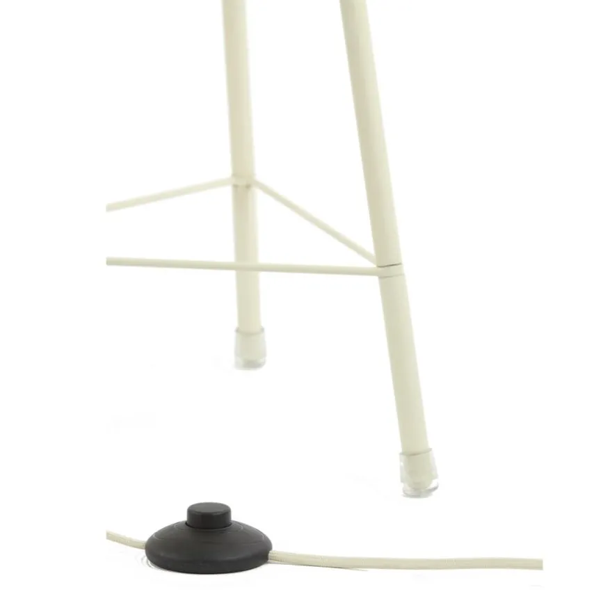 Light & Living Vloerlamp Plumeria Zand - E27 - 132 cm hoog
