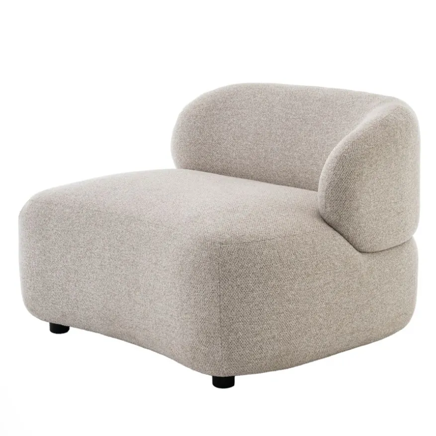 Lounge Fauteuil Comma Rechts Beige