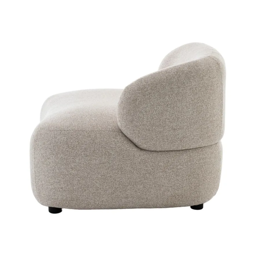 Lounge Fauteuil Comma Rechts Beige