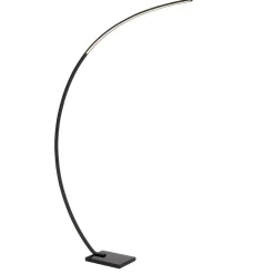 Lucide Booglamp Curve Zwart - LED - 192 cm hoog