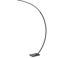 Lucide Booglamp Curve Zwart - LED - 192 cm hoog