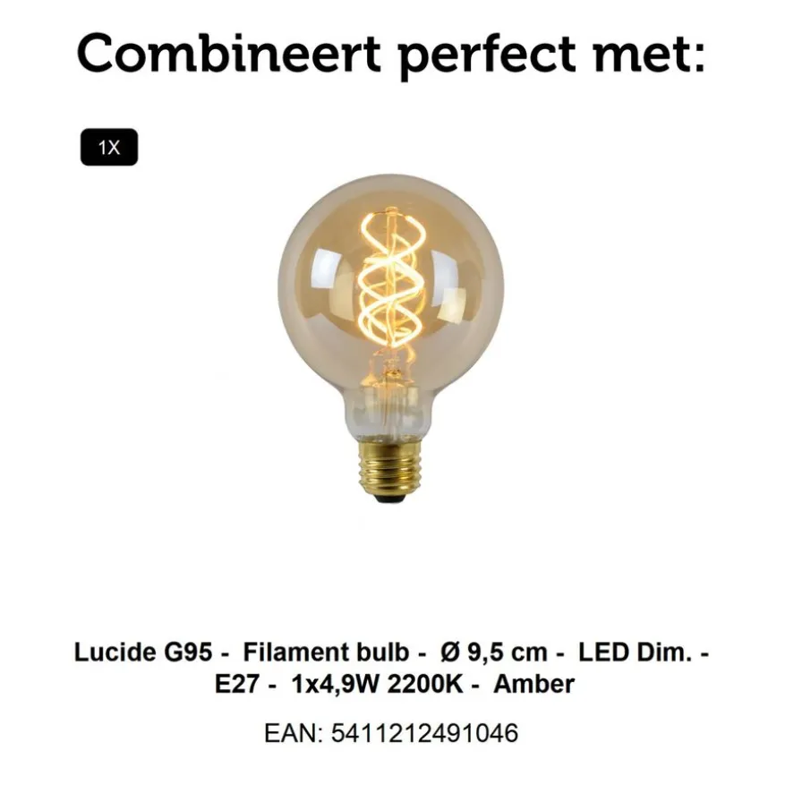 Lucide Hanglamp Corina Beige - E27 - Ø 50 cm