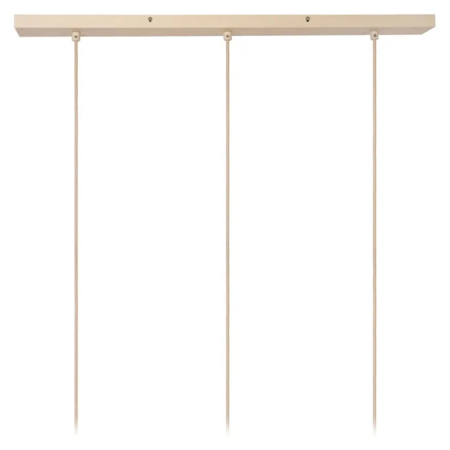 Lucide Hanglamp Corina Beige - 3 x E27 - 90 cm breed