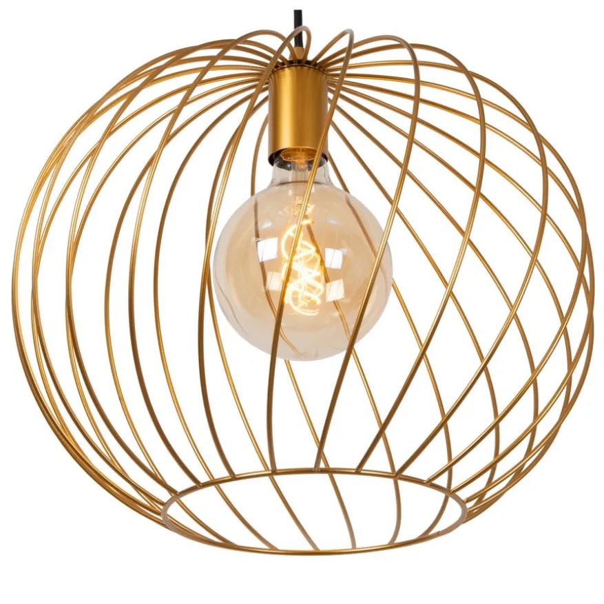 Lucide Hanglamp Danza Goud - E27 - Ø 40 cm