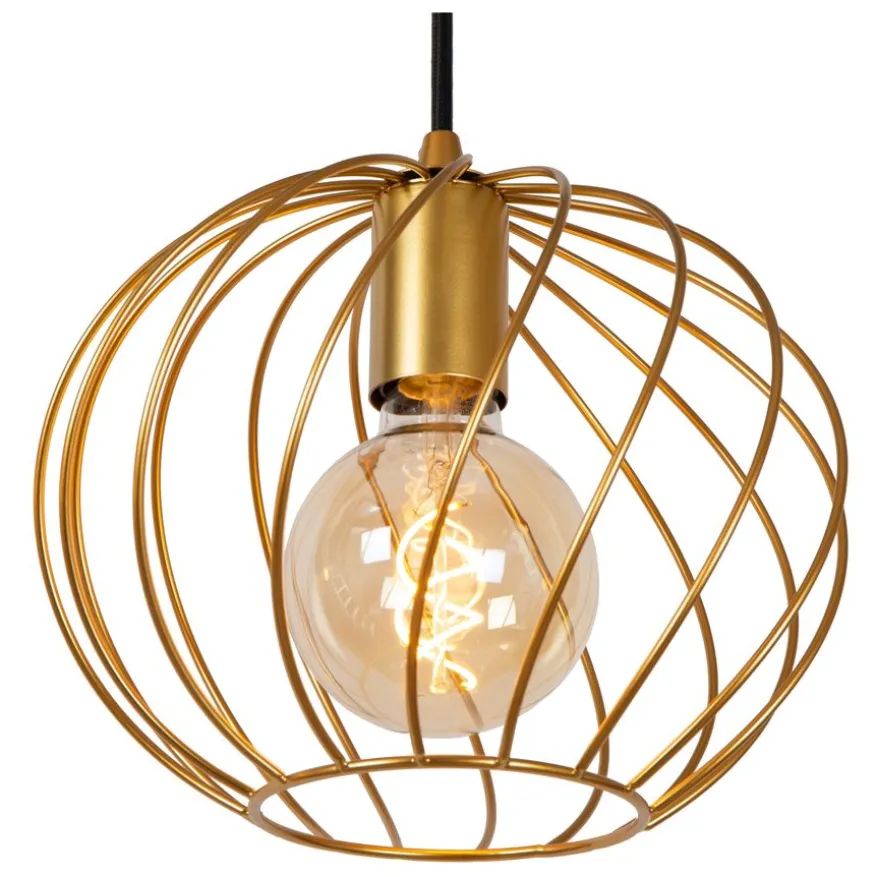 Lucide Hanglamp Danza Goud - E27 - Ø 25 cm