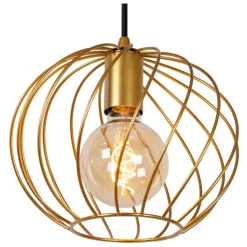 Lucide Hanglamp Danza Goud - 3 x E27 - Ø 50 cm