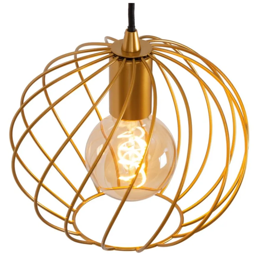Lucide Hanglamp Danza Goud - 3 x E27 - Ø 50 cm