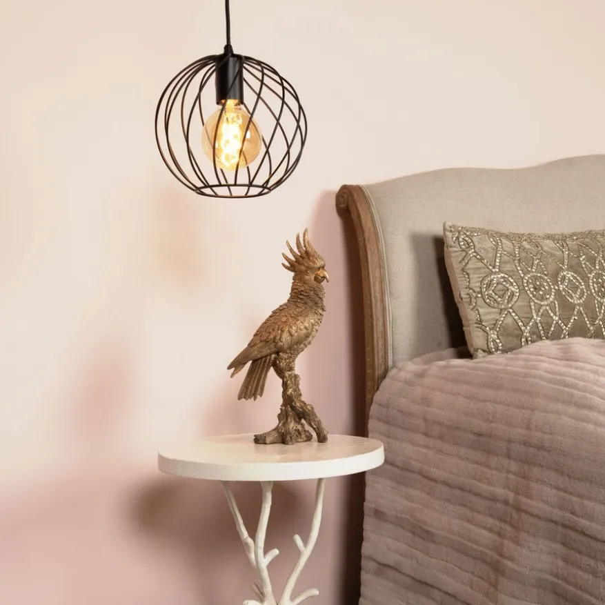 Lucide Hanglamp Danza Zwart - E27 - Ø 25 cm
