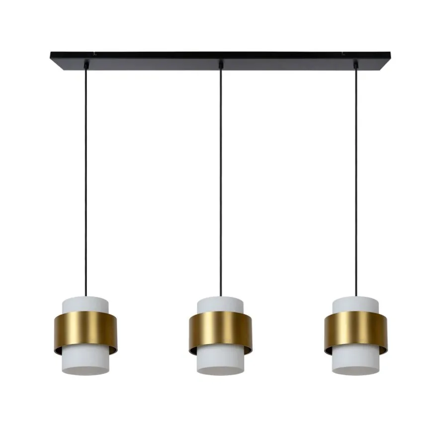 Lucide Hanglamp Firmin Goud - 3 x E27 - 110 cm breed