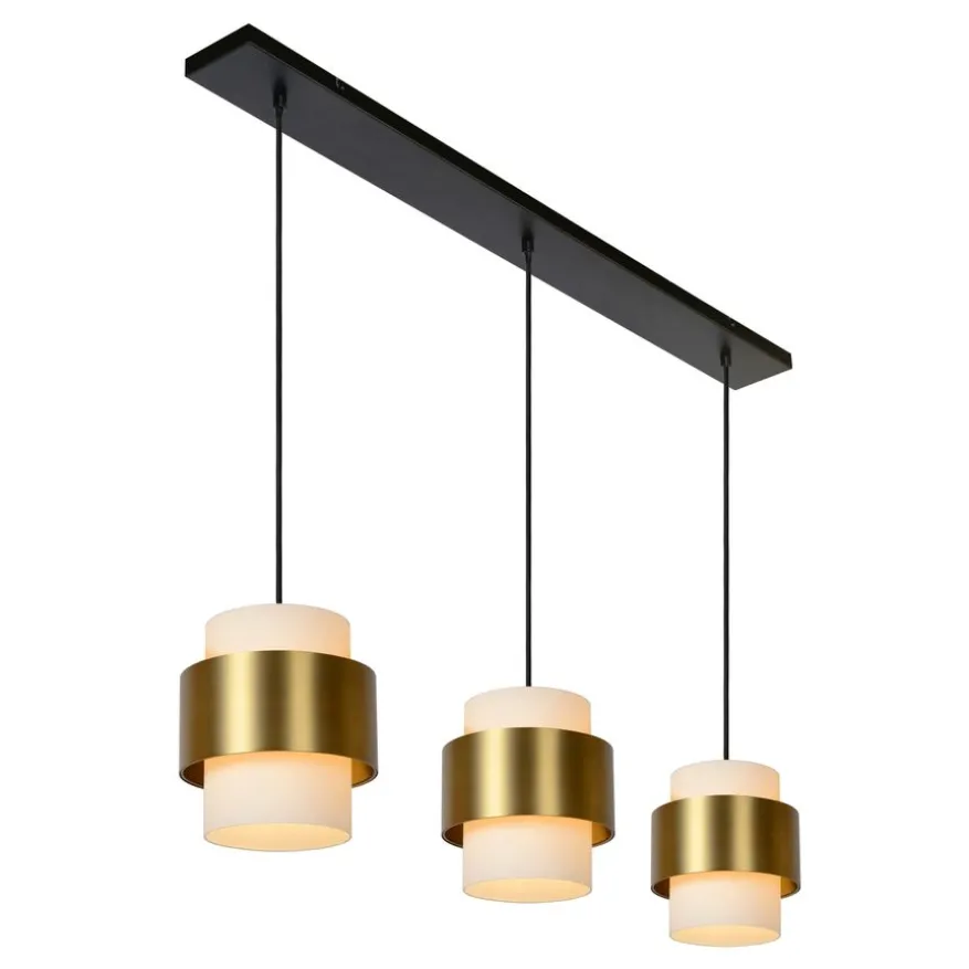 Lucide Hanglamp Firmin Goud - 3 x E27 - 110 cm breed