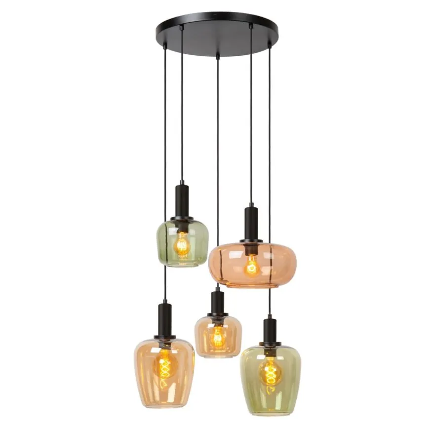 Lucide Hanglamp Ilona Multi - 5 x E27 - Ø 65 cm