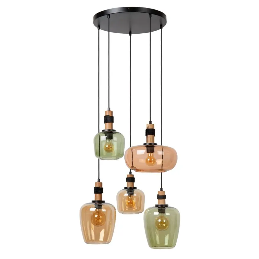 Lucide Hanglamp Ilona Multi - 5 x E27 - Ø 65 cm