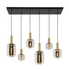 Lucide Hanglamp Joanet Zwart - 6 x E27 - 132 cm breed