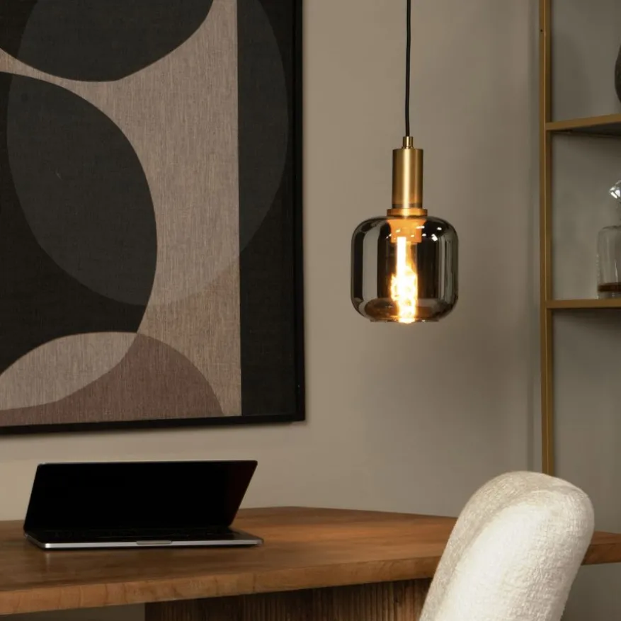 Lucide Hanglamp Joanet Zwart - E27 - Ø 16 cm