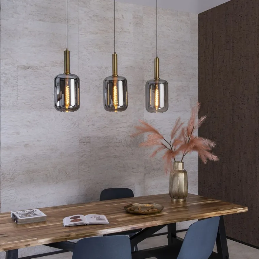 Lucide Hanglamp Joanet Zwart - 3 x E27 - 110 cm breed