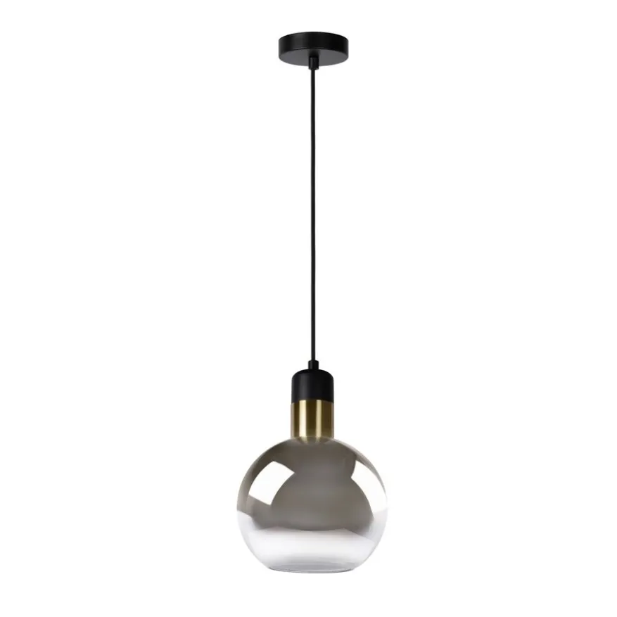 Lucide Hanglamp Julius Zwart - E27 - Ø 20 cm