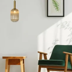 Lucide Hanglamp Maloto Goud - E27 - Ø 20 cm
