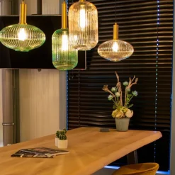 Lucide Hanglamp Maloto Goud - E27 - Ø 20 cm