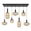 Lucide Hanglamp Maloto Goud - 7 x E27 - 150 cm breed