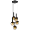 Lucide Hanglamp Marius Zwart - 5 x E27 - Ø 55 cm