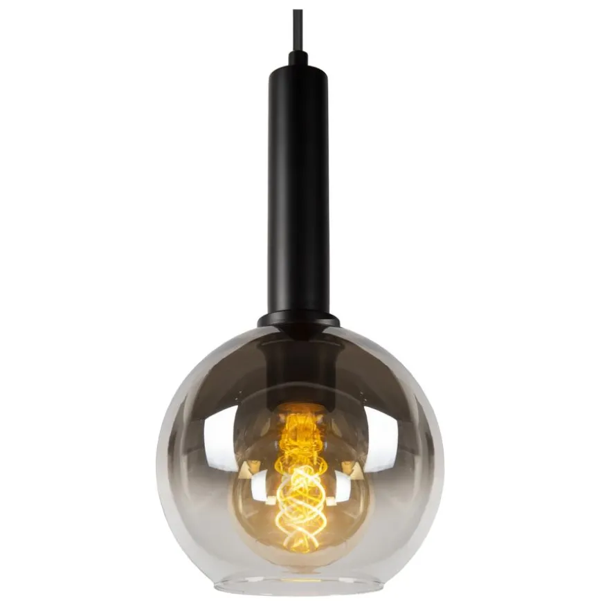 Lucide Hanglamp Marius Zwart - 7 x E27 - 130 cm breed